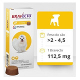 Bravecto Antipulgas Para Cães De 2 - 4,5 Kg - Amarelo
