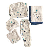 Set Ajuares Conjunto Bebe 5 Piezas Algodon!