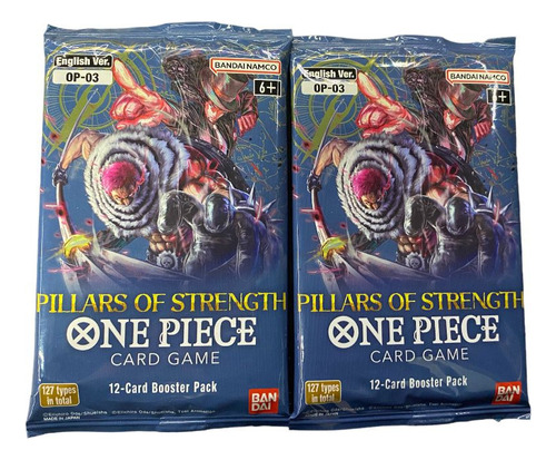 One Piece 2 Sobres Op-03 Pillars Of Strength