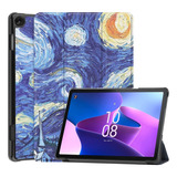 Funda Smart Para Lenovo Tab M10 3ra Gen Tb-328 Noche