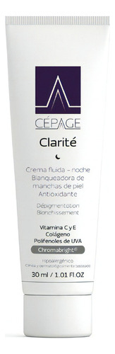 Cepage Clarite X 30 Ml Tipo De Piel Manchas