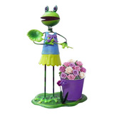 Boneco Sapo De Ferro Decoraçao Jardim E Flores (bon-m-12)