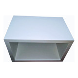 Mesa De Luz Flotante Melamina 18 Mm 40x25x15