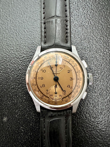 Relógio Cauny Vintage Cronógrafo Militar