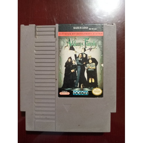 Adams Family Para Nes Original (no Mario,zelda,megaman)