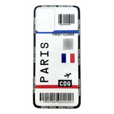 Funda Tpu Diseño Boarding Pass Para Moto G84