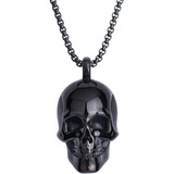 Collar Hombre Cadena Colgante Cráneo Calavera