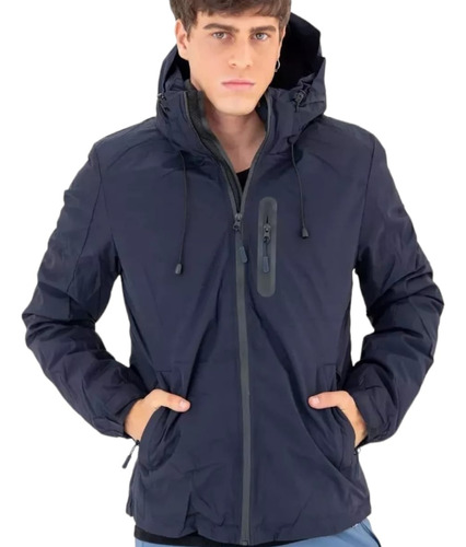 Campera 2 En 1 Hombre Rompeviento Inflable Hhp Importada