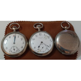 Coleccion 3 Relojes Antiguos De Bolsillo Linke Sheppo
