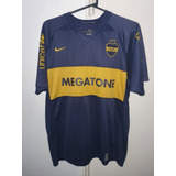 Camiseta Boca Juniors Nike Titular Match 2008 #10 Roman 