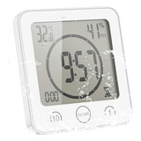 Bathroom Clock, Lcd Digital Shower Alarm Clock Termômet