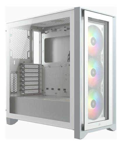 Gabinete Icue 4000x Rgb Midi Tower Blanco