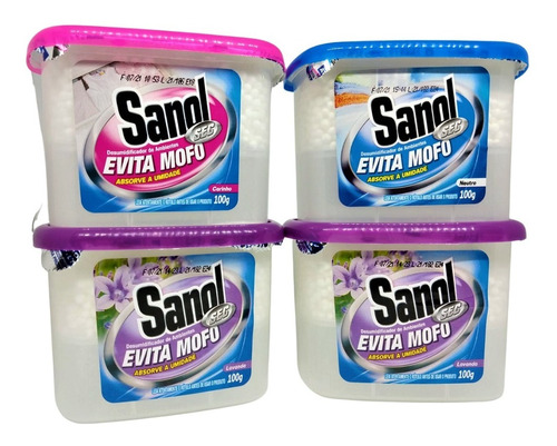 Anti Mofo Sanol Desumidificador Kit Leve 4 Pague 3 Promoção