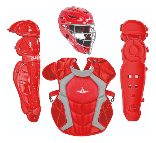 Arreos Equipo Catcher Beisbol All Star Clasic Rojo Adulto