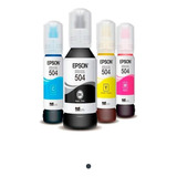 Pack Tintas Epson Originales 504