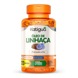 Oleo De Linhaça Dourada 1000mg - Katigua - 120 Capsulas