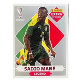 Sadio Mane Prata Legend Figurinha Extra Sticker Bordo Copa 