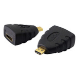 Adaptador Micro Hdmi A Mini Hdmi Tipo D Hdmi 1.4 Macho A Tip