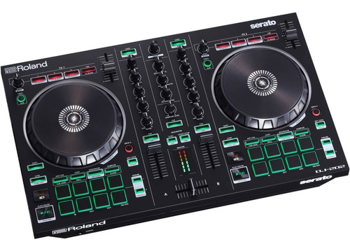 Roland Dj202 Controlador Dj 2 Canales 4-deck Serato Dj Lite