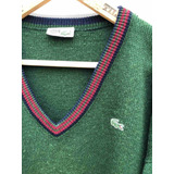 Sweater Lacoste Verde Inglés Talle 4