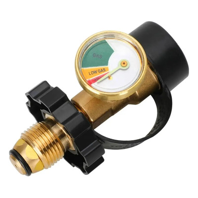 Medido Manómetro Adaptador Para Conectar Tanque Gas Lp Pol | Envío gratis
