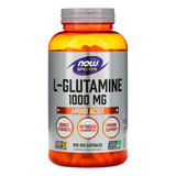 Now Foods L-glutamine 1000 Mg Sabor Sin Sabor