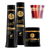 Kit Haskell Cavalo Forte 500ml/g + Esmalte Sortido