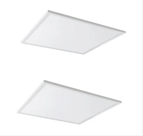 Panel Led 60x60 X2u Embutir 48w Gancho P/ Suspension Incorp.