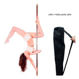 Caño Giratorio Pole Dance + Mochila Bolso Porta Caño