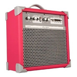 Caixa De Som Amplificada Multiuso Up!6 Pink Fm/usb/bluetooth