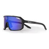 Lentes Deportivos Scvcn Para Ciclismo, Running Azul Y Negro