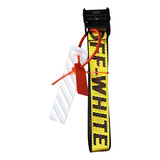 Cinturon Cinta Off White Industrial Con Zip Tie Y Bolsa