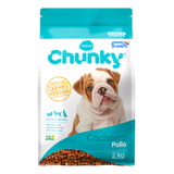 Alimento Seco Perro Chunky Cachorros Nuggets De Pollo 2kg