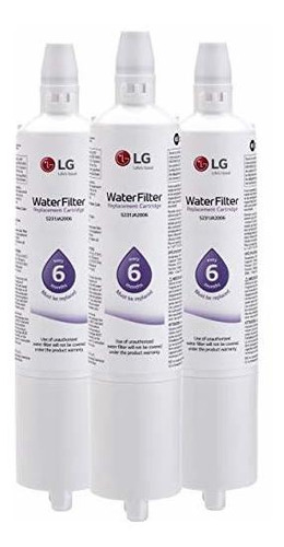 LG Lt600p Lt600p3 Filtro De Agua Refrigerador, 3 Cuentas (pa