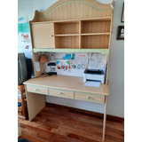 Juego Dormitorio Juvenil Cama Mesa Luz Escritorio Biblioteca