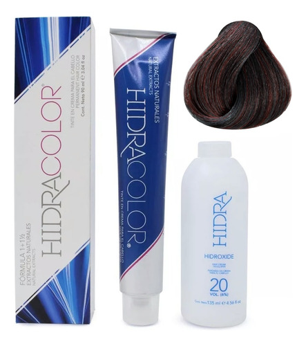 Tinte Para Cabello Hidracolor Naturales  90 Ml + Peróxido 