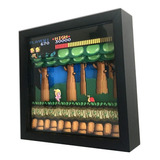 Wonder Boy Arcade Cuadro 3d Juego Retro Snes Game Boy Gba
