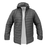 Campera Inflable Flexin Super Abrigada Con Capucha Bolsillos