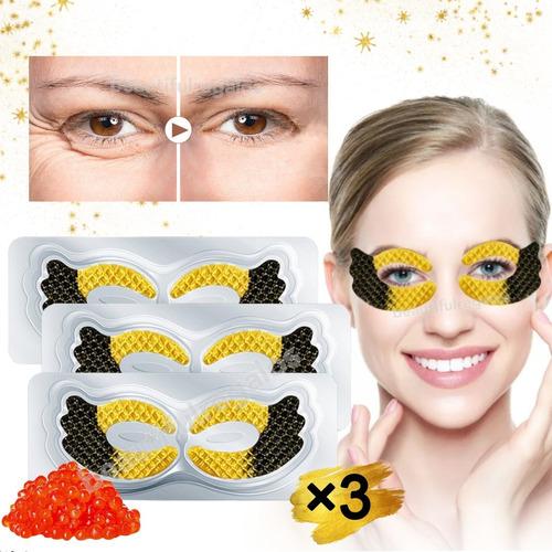 X3 Mascarilla Parche De Acido Hialuronico Ojeras Eye Mask