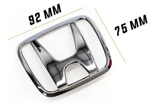 Insignia Emblema H Parrilla Honda Civic 06/11 Fit 09/15 Foto 5