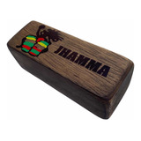 Ganzá De Madeira Percussão Chocalho Wood Shaker Jhamma