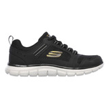 Tenis Running Skechers Track - Knockhill - Negro - Gris