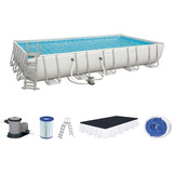 Piscina Familiar Bestway 5.49mx2.74mx1.22mt Con Accesorios