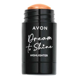 Avon Iluminador Facial Em Bastao Dream T Shine Gold/pink/bro