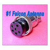 6 Pin Cb Jamón Radio Micrófono Hembra Plug End