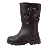 Bota Montaria Menina Feminina Infantil Lulopé Floral Com Nf