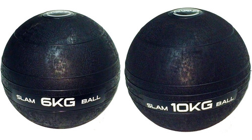 Kit Medicine Ball Slam Ball Bola Peso Crossfit 6kg E 10kg