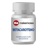 Betacaroteno 50mg (auxílio Ao Bronzeamento) 60 Cp Veganas 