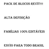 Pack De Blocos Revit | Cozinhas| Sala De Estar | Jantar