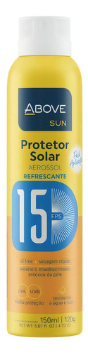 Protetor Solar Fps 15 Protege Muito Uva Uvb 150ml Above